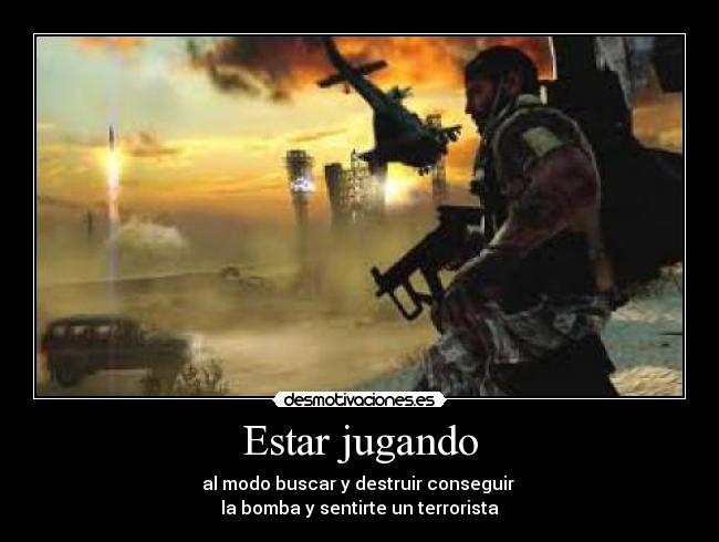 carteles call duty sentirte bin laden desmotivaciones