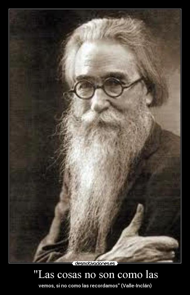 Las cosas no son como las -