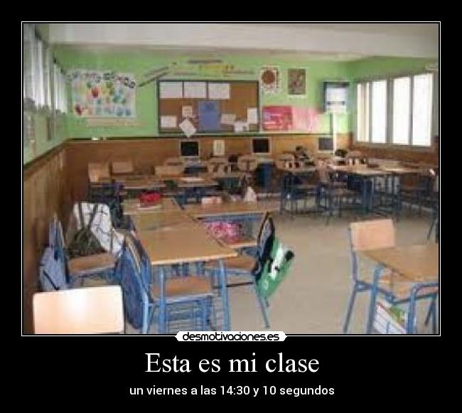 Esta es mi clase -