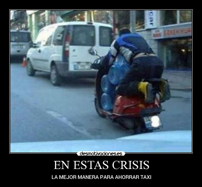 EN ESTAS CRISIS - LA MEJOR MANERA PARA AHORRAR TAXI