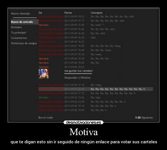 Motiva - que te digan esto sin ir seguido de ningún enlace para votar sus carteles