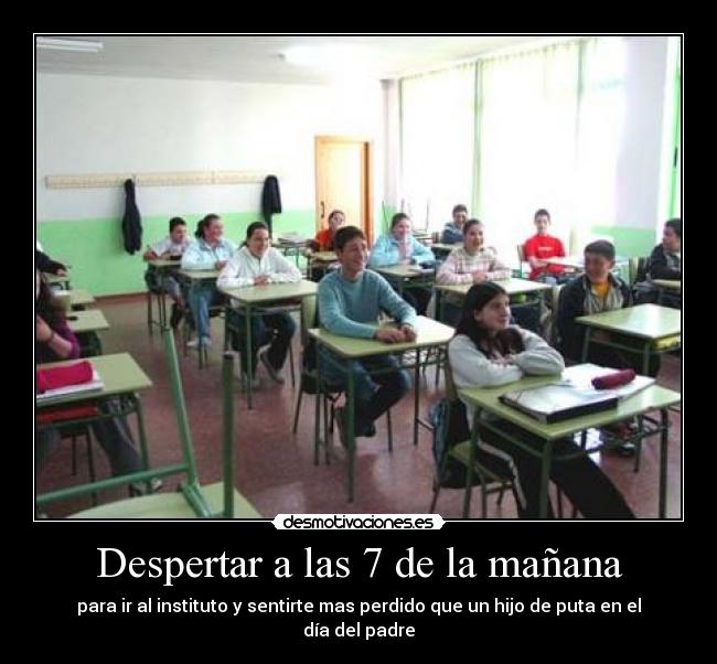 Despertar a las 7 de la mañana - 