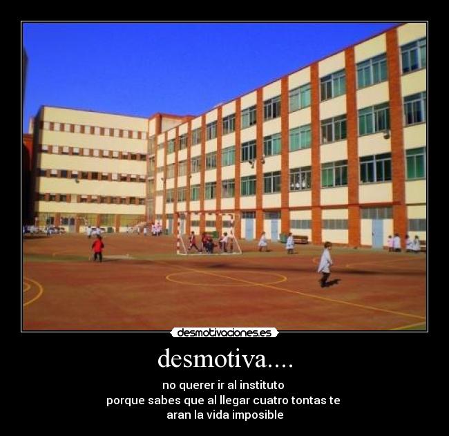 desmotiva.... -