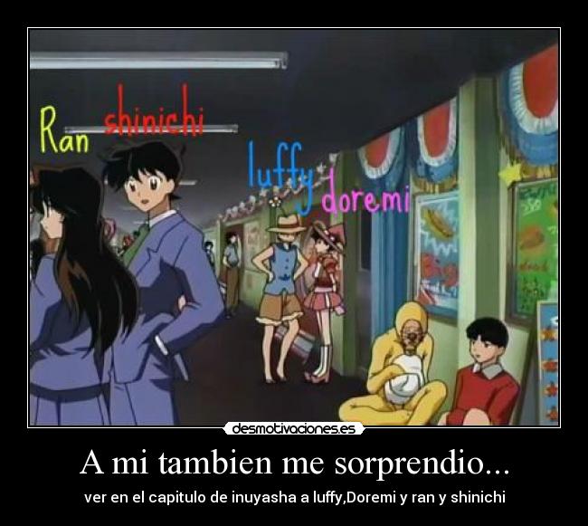 A mi tambien me sorprendio... -