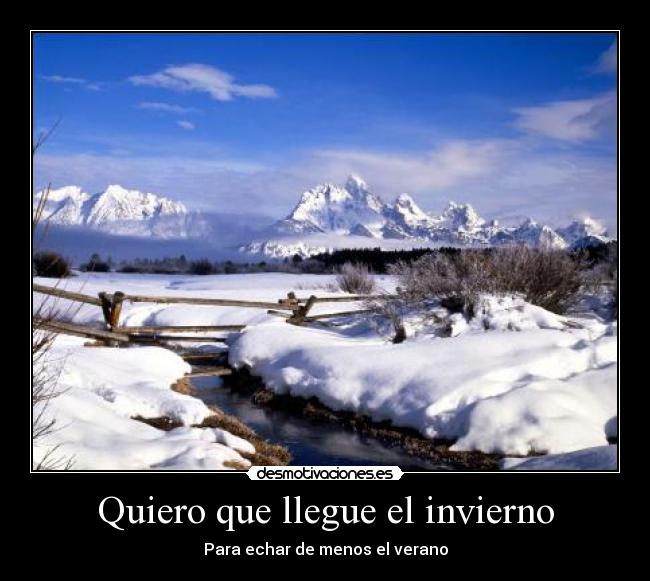 carteles invierno desmotivaciones