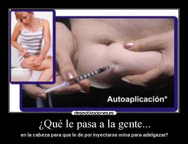carteles inyectarse orina estamos locos que pasa joder alvatros desmotivaciones