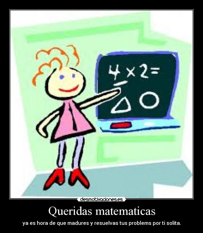 Queridas matematicas - 