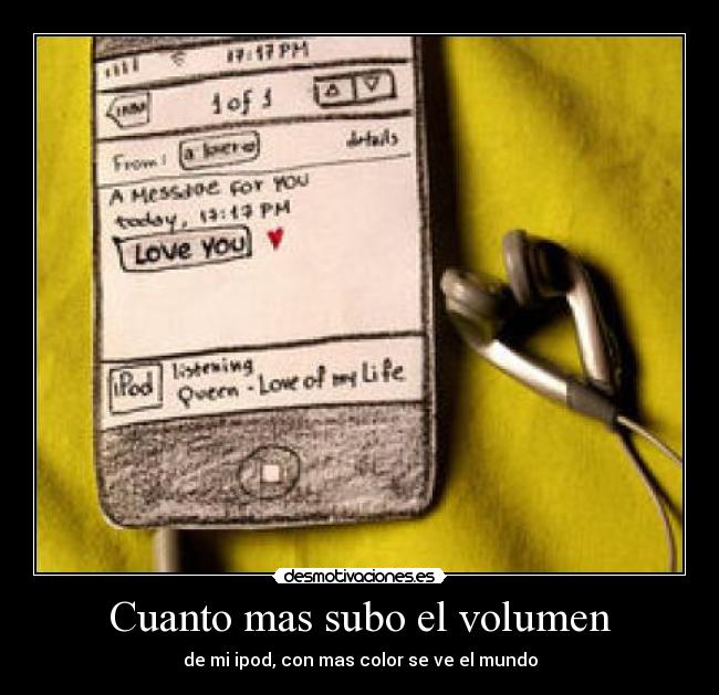 Cuanto mas subo el volumen -