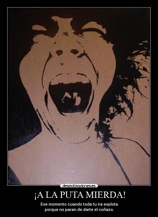 ¡A LA PUTA MIERDA! - 