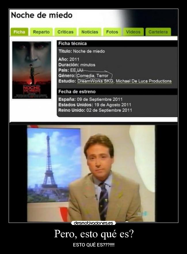 Pero, esto qué es? - ESTO QUÉ ES???!!!!