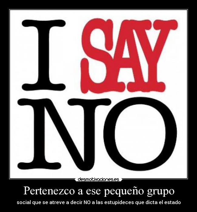 Pertenezco a ese pequeño grupo - 