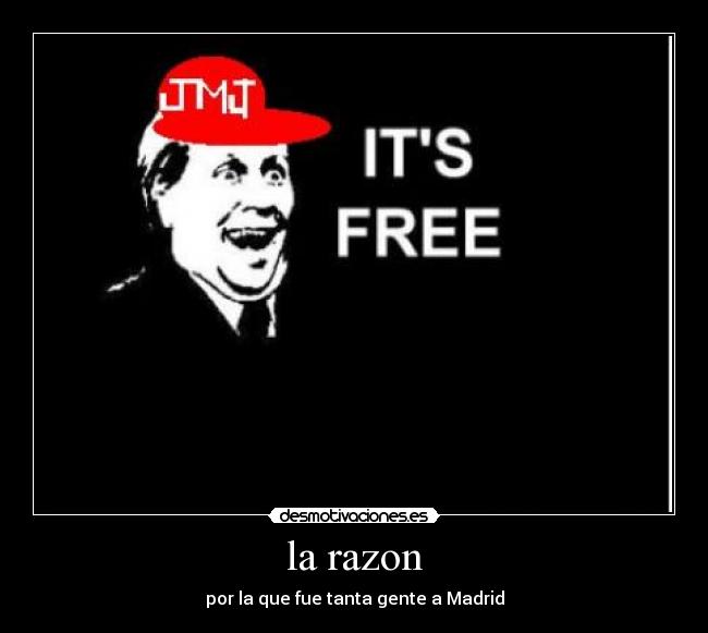 la razon - por la que fue tanta gente a Madrid