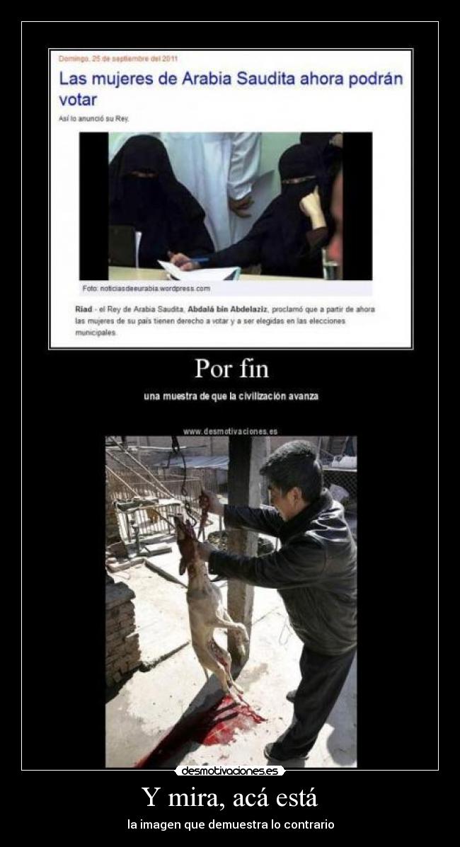 Y mira, acá está - la imagen que demuestra lo contrario