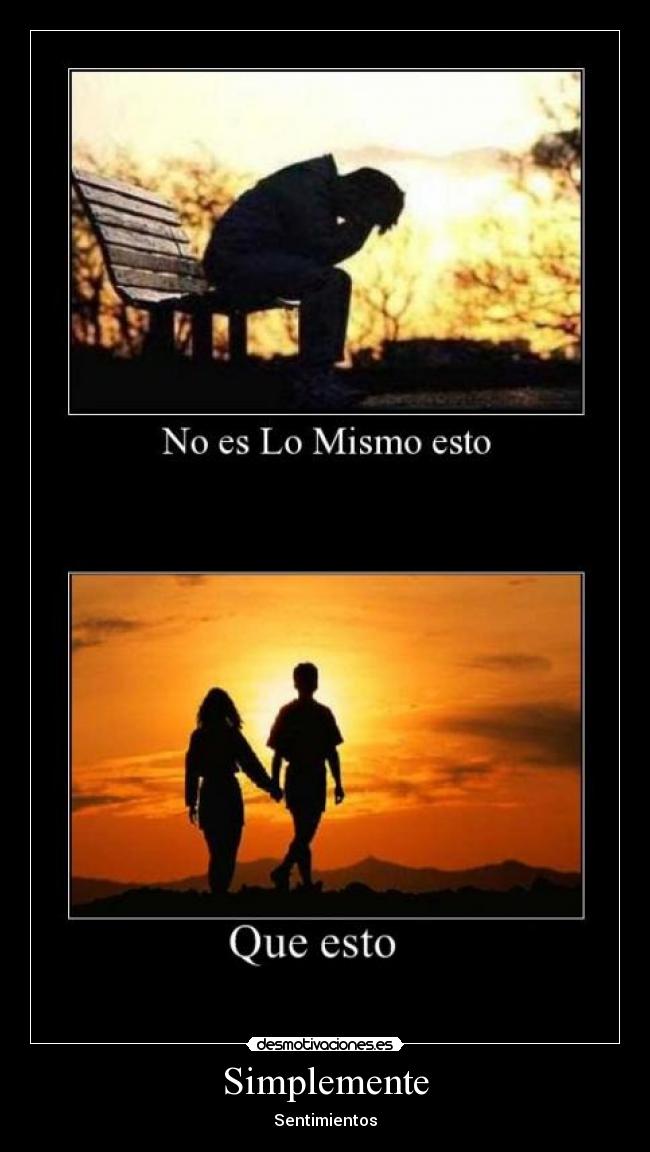 Simplemente - Sentimientos
