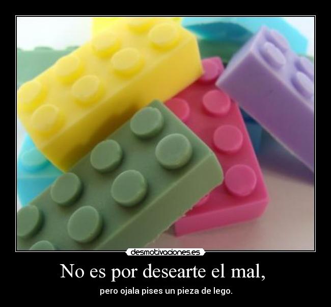 carteles pisar lego desmotivaciones
