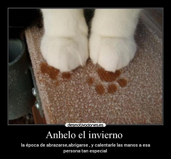 Anhelo el invierno  - 