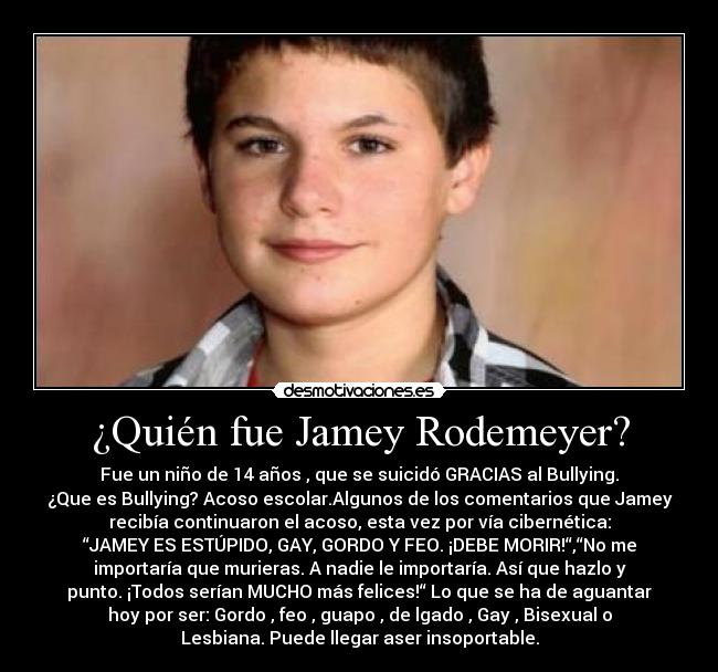 ¿Quién fue Jamey Rodemeyer? - 