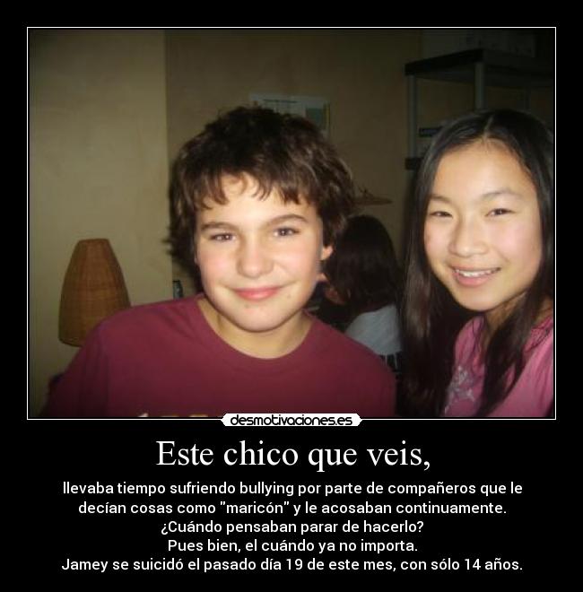 Este chico que veis, -