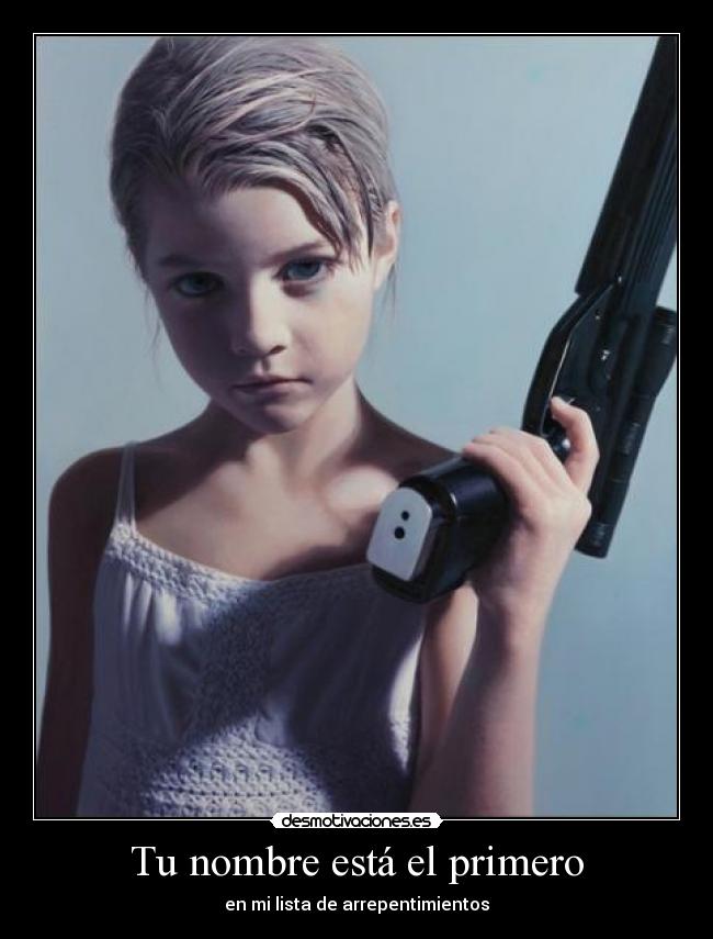 Tu nombre está el primero -