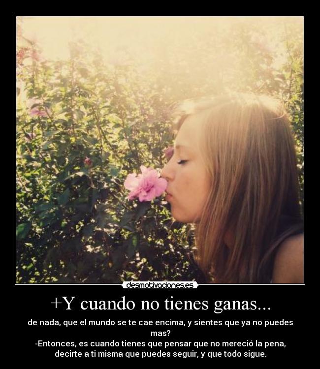 +Y cuando no tienes ganas... - 