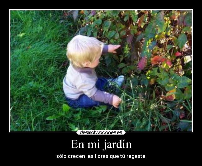 En mi jardín -