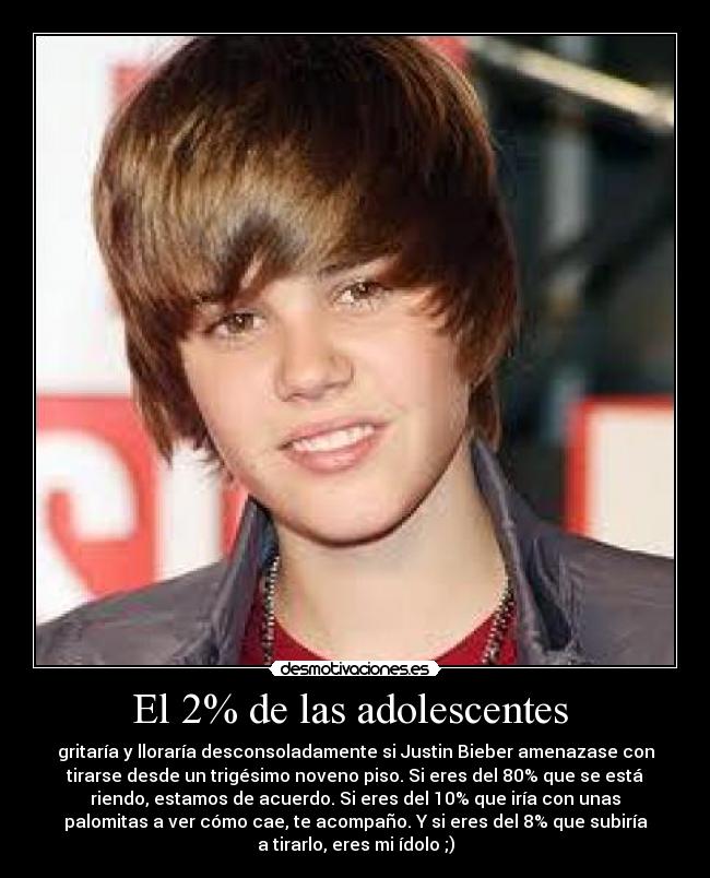 carteles anti justin bieber encuestas desmotivaciones