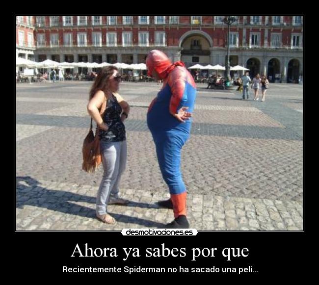 carteles spaiderman jaja peli soy gay desmotivaciones