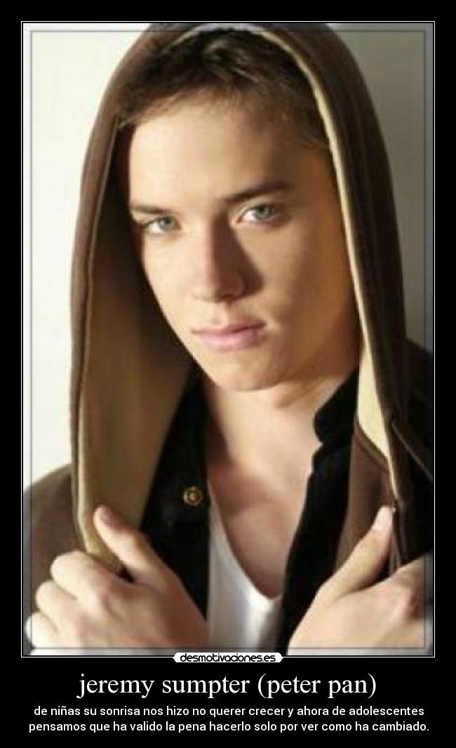 carteles peter pan jeremy sumpter desmotivaciones