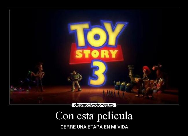 Con esta pelicula - CERRE UNA ETAPA EN MI VIDA