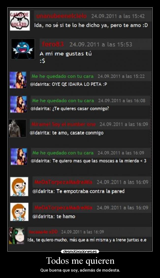 carteles mycrazyandstupidworld muy modesta digo desmotivaciones