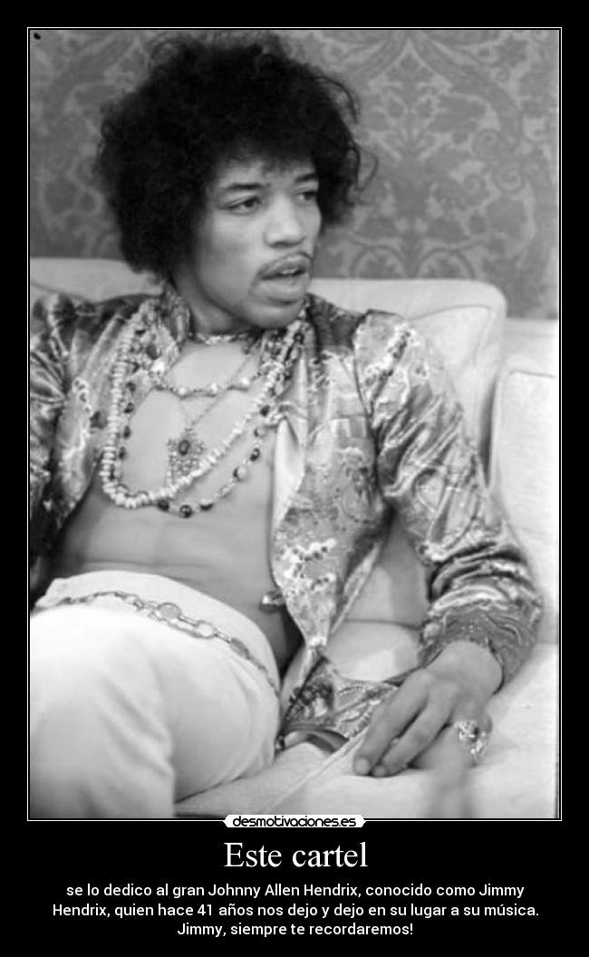 carteles jimmy hendrix mejor desmotivaciones