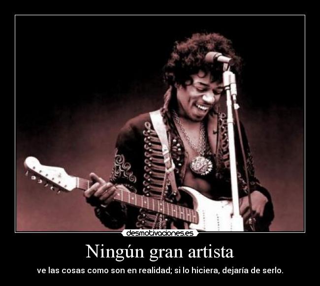 Ningún gran artista -