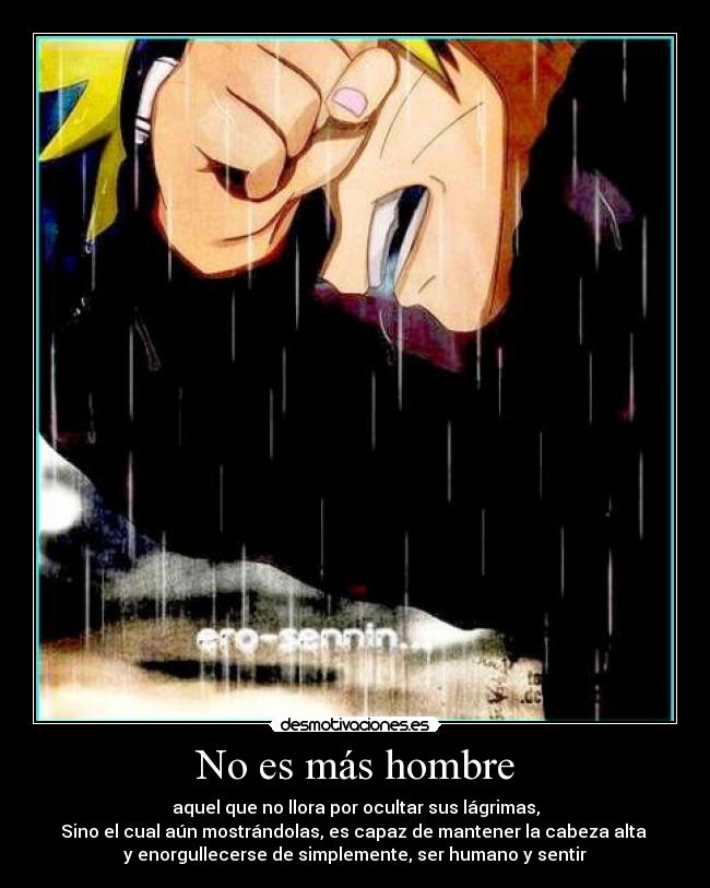No es más hombre -
