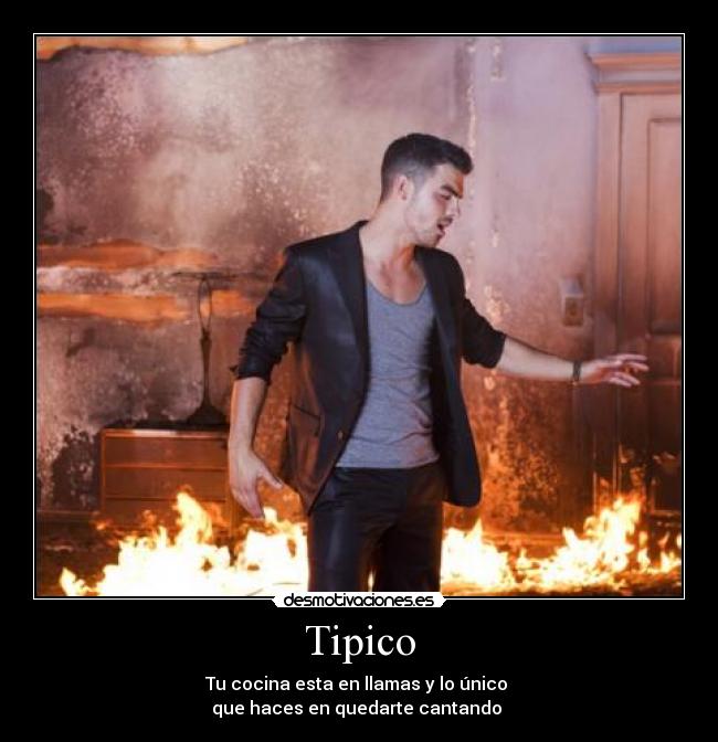 carteles joe jonas cocinallamascantar desmotivaciones