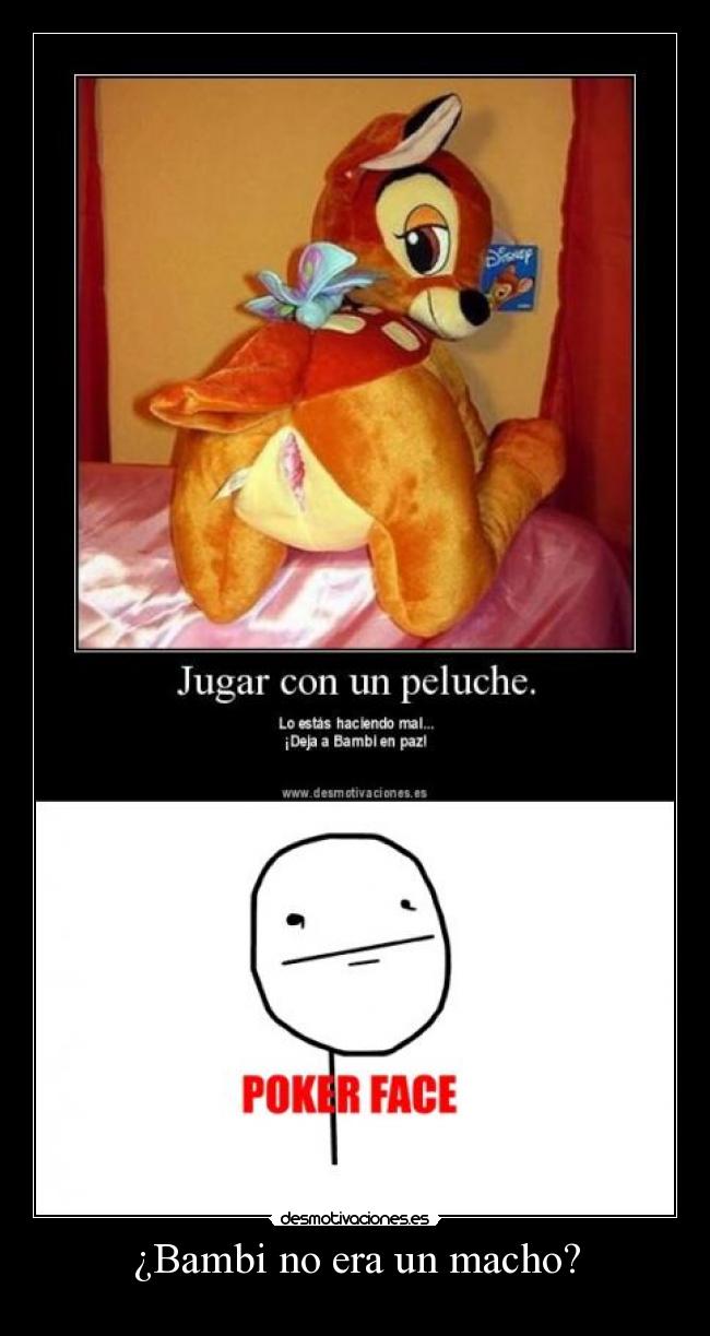 ¿Bambi no era un macho? -