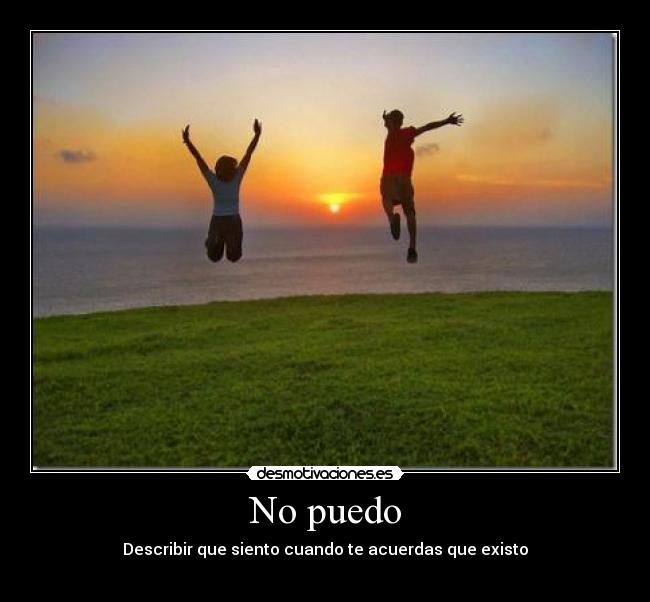 No puedo -