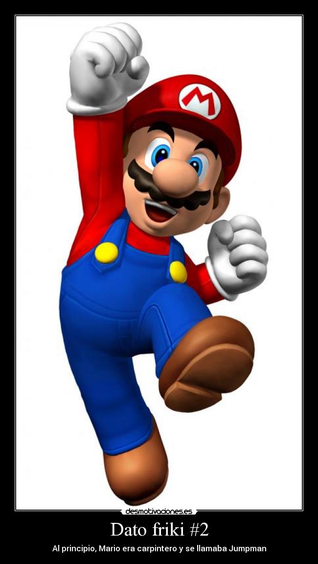 Dato friki #2 - Al principio, Mario era carpintero y se llamaba Jumpman