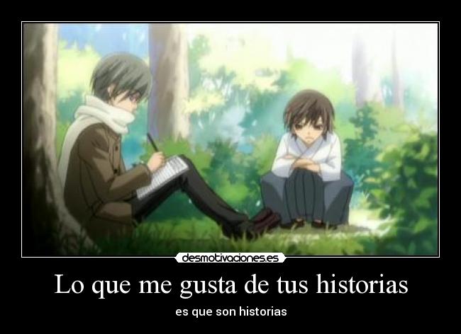 Lo que me gusta de tus historias -