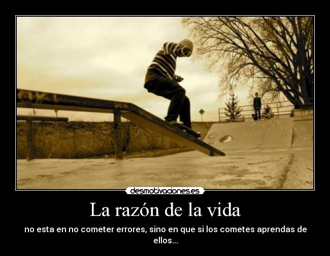 La razón de la vida -