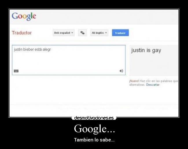 Google... - Tambien lo sabe...