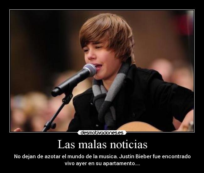 Las malas noticias -