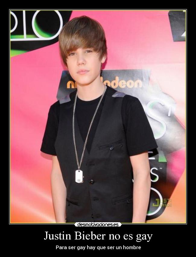 Justin Bieber no es gay -