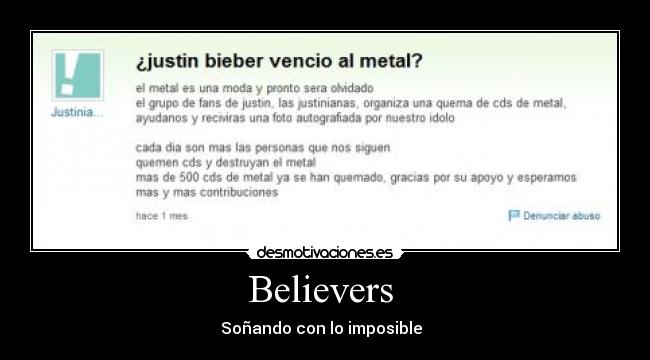 Believers - Soñando con lo imposible