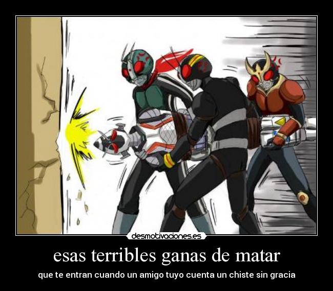 esas terribles ganas de matar - 