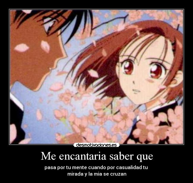 Me encantaria saber que -