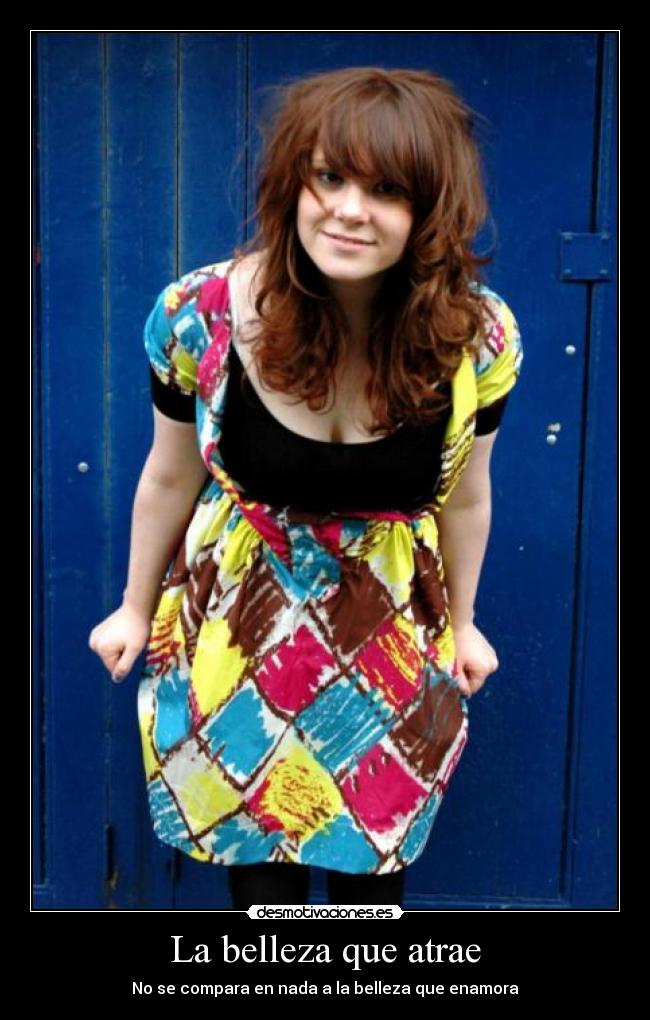 La belleza que atrae -