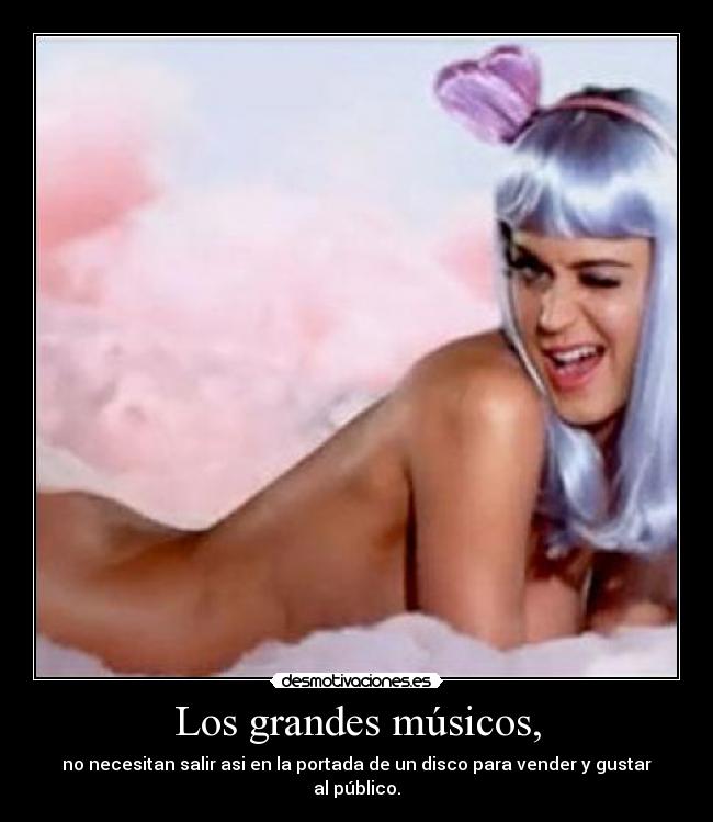 carteles katy perry comercial grandes musicos desmotivaciones