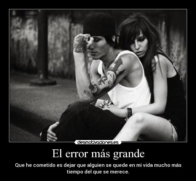 El error más grande -