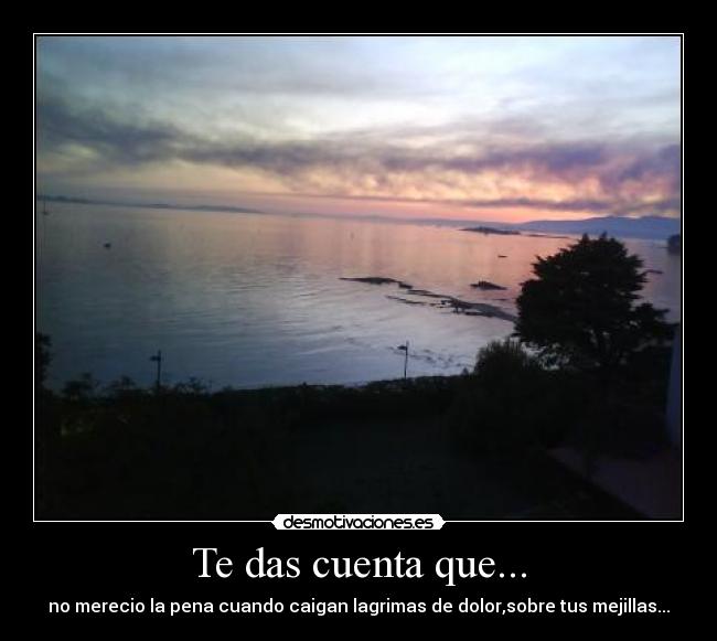Te das cuenta que... - 