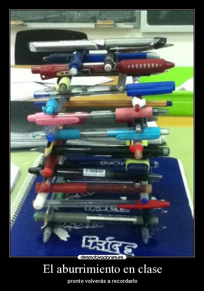 El aburrimiento en clase - pronto volverás a recordarlo